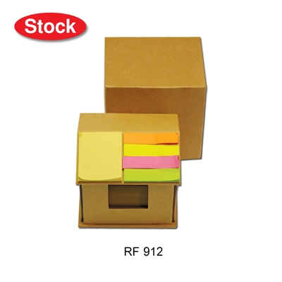 ชุดสมุดโน้ต โพสอิท สมุดจดบันทึก รหัส RF912 ฟรีสกรีน 1 สี 1 ตำแหน่ง